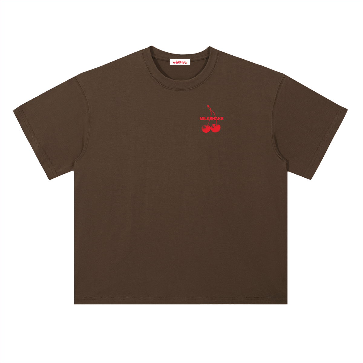 Brown,Menswear,Streetwear,Shirt,Graphic,Tee,Cherry,Skateboard,Chocolate,Red,Design,Aura