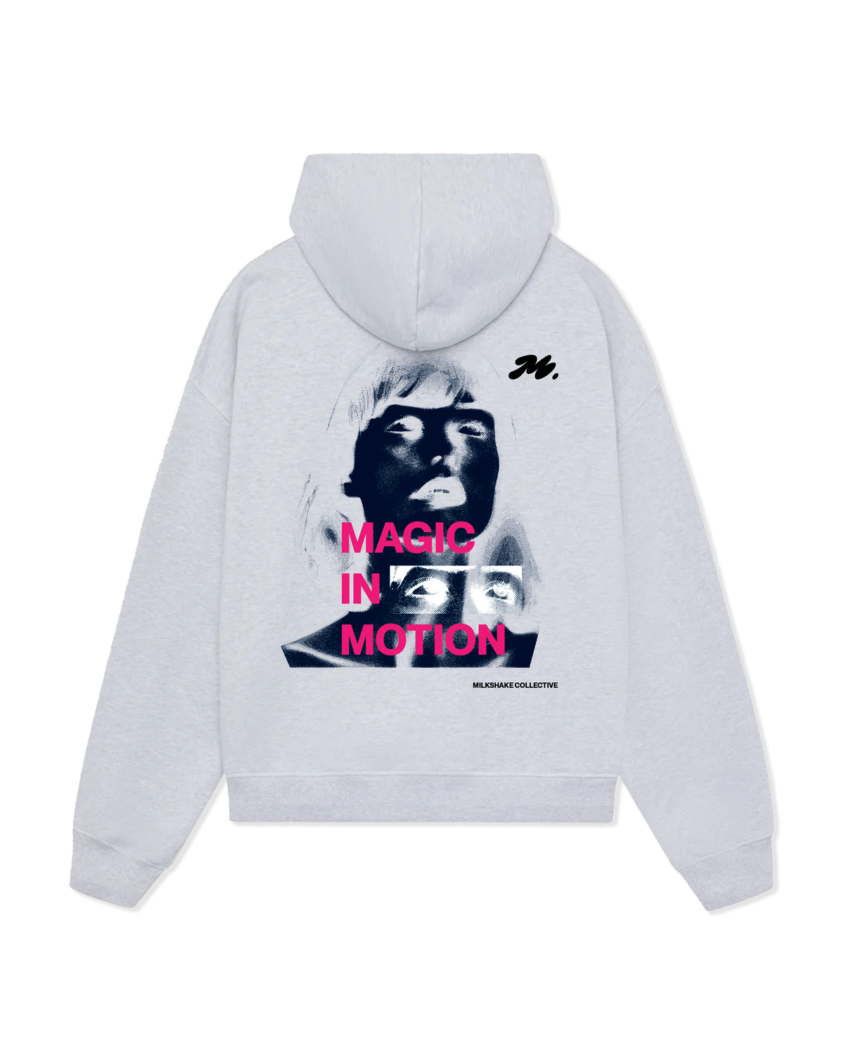 Oversized,Hoodie,Fleece,Cozy,Baggy,Hood,Heather,Grey,Pink,Graphic,Design,Streetwear,Menswear,Aura,Boyfriend,Unisex,Billie,Eilish