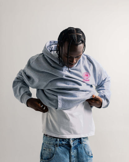 "MAGIC IN MOTION" OVERSIZED HOODIE - GREY