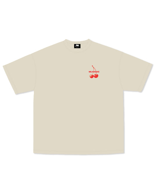 "PUNCH" TEE - VANILLA