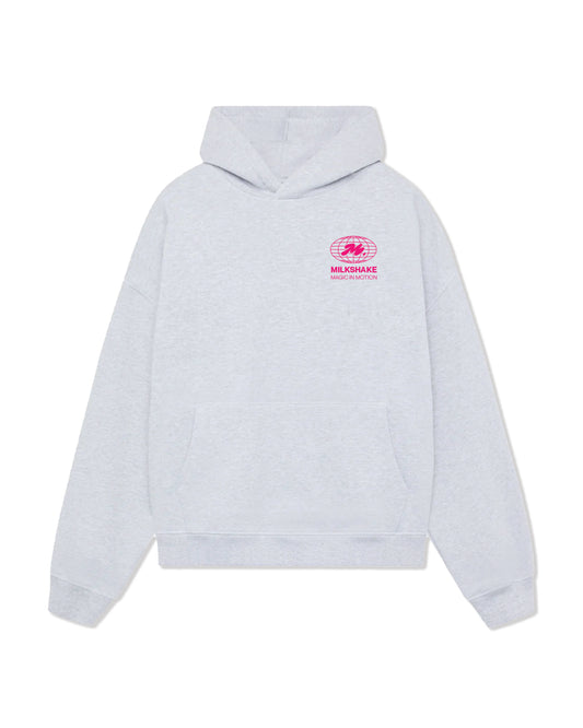 "MAGIC IN MOTION" OVERSIZED HOODIE - GREY