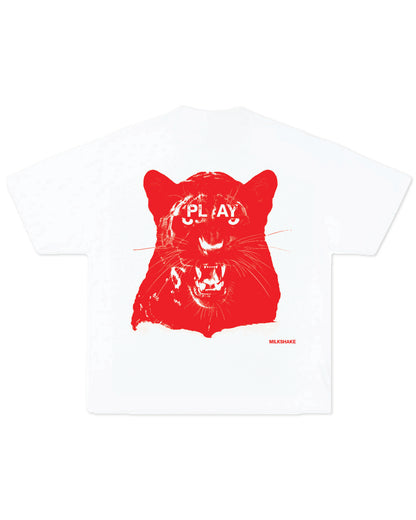 "PLAY" TEE - WHITE