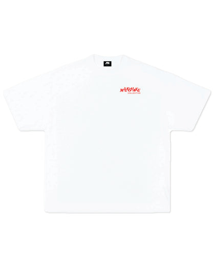 "PLAY" TEE - WHITE